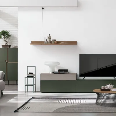 Parete attrezzata At116 Tomasella in stile design a prezzo ribassato