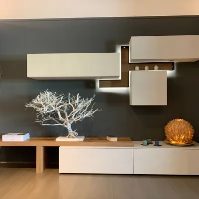 Parete attrezzata in stile moderna Atlante/tetris di Tomasella a prezzo Outlet 