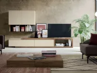 Parete attrezzata Bianca  di Colombini casa in OFFERTA OUTLET
