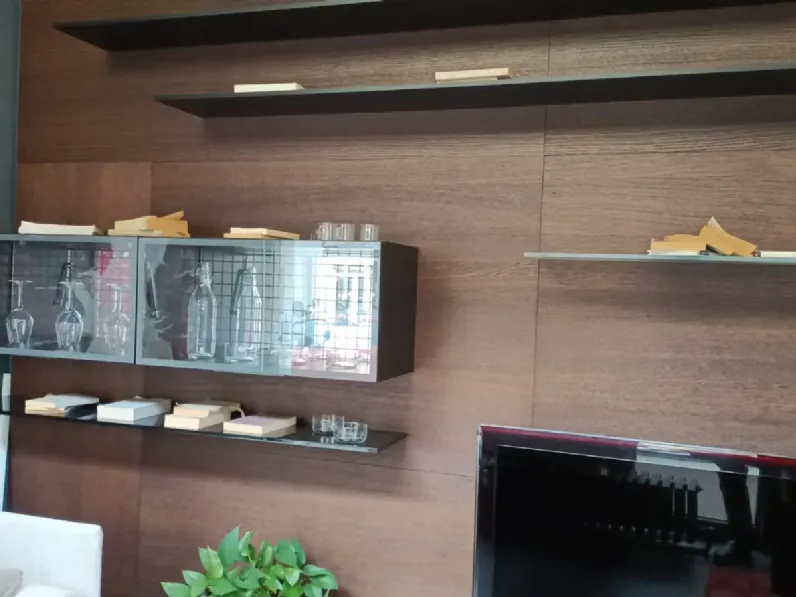 Mobile soggiorno modello Boiserie spazio laccato elegno di Pianca scontato -87%
