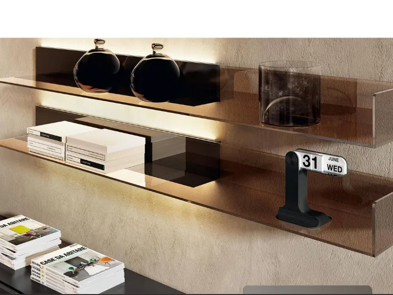 Libreria modello Cartesio lago di Lago a prezzo Outlet