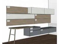 Mobile soggiorno modello Composizione 30 di Sangiacomo a PREZZI OUTLET