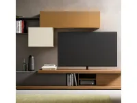 Parete attrezzata Composizione 59 Sangiacomo in stile moderna a prezzo scontato