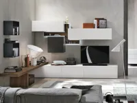 Parete attrezzata Composizione a070 di Tomasella in OFFERTA OUTLET
