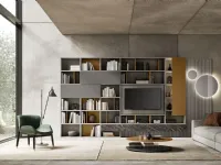 Mobile soggiorno modello Composizione horizon 1023 di Mobilgam scontato -30%