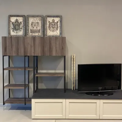 Parete attrezzata Composizione living di Prima cucine in OFFERTA OUTLET