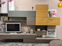 Parete attrezzata Cv 323 obi di Santalucia in OFFERTA OUTLET