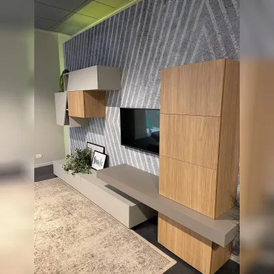 Parete attrezzata Cv 501 parete pratico santa lucia di Collezione esclusiva scontata del 37%