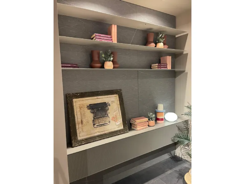 Parete attrezzata Cv 515 parete boiserie di Novamobili scontata del 58%