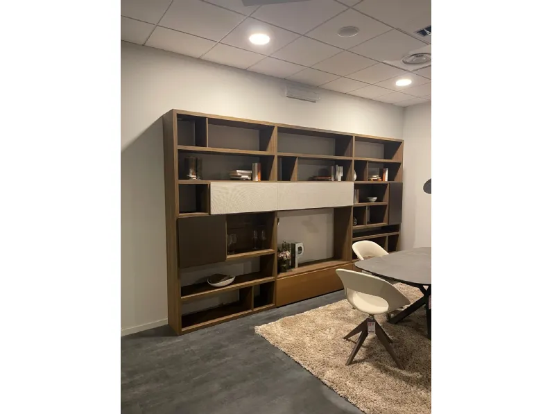 Parete attrezzata Cv 556 parete attrezzata seta  di Maronese acf in OFFERTA OUTLET