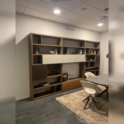 Parete attrezzata Cv 556 parete attrezzata seta  di Maronese acf in OFFERTA OUTLET