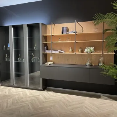 Parete attrezzata Cv 601 natural del marchio Prezioso con uno sconto esclusivo