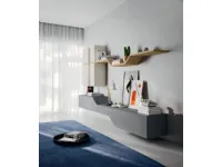 Parete attrezzata Day 04 Orme in stile design a prezzo scontato
