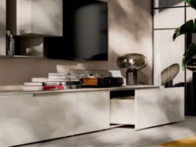 Parete attrezzata in stile design Day 05 di Orme a prezzo Outlet 