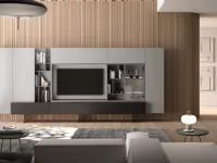 Parete attrezzata Day 13 Orme in stile design a prezzo ribassato
