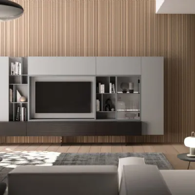 Parete attrezzata Day 13 Orme in stile design a prezzo ribassato