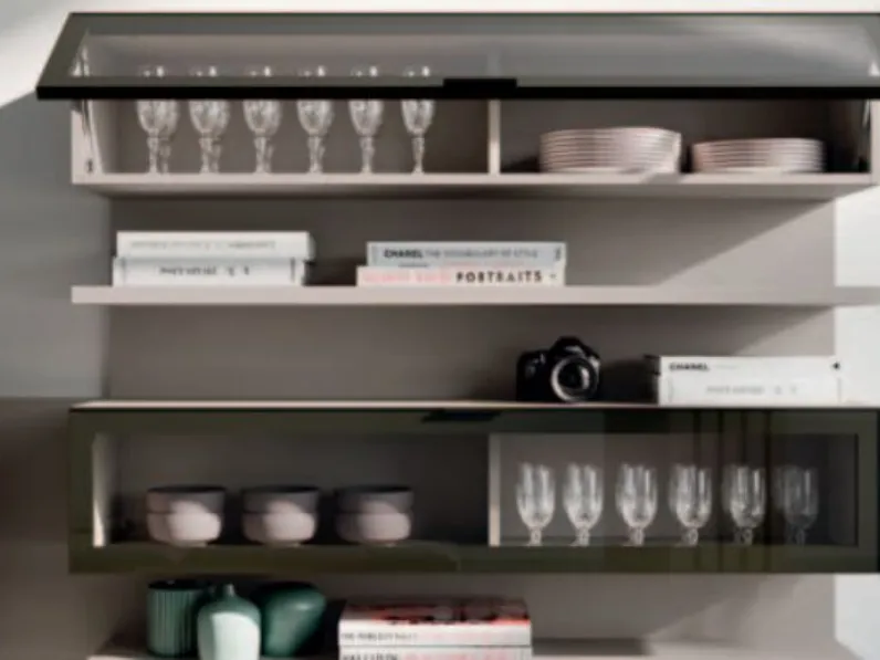 Parete attrezzata Day 16 Orme in stile design a prezzo ribassato