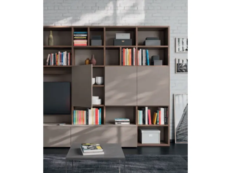 Parete attrezzata Day 25 Orme in stile design a prezzo scontato