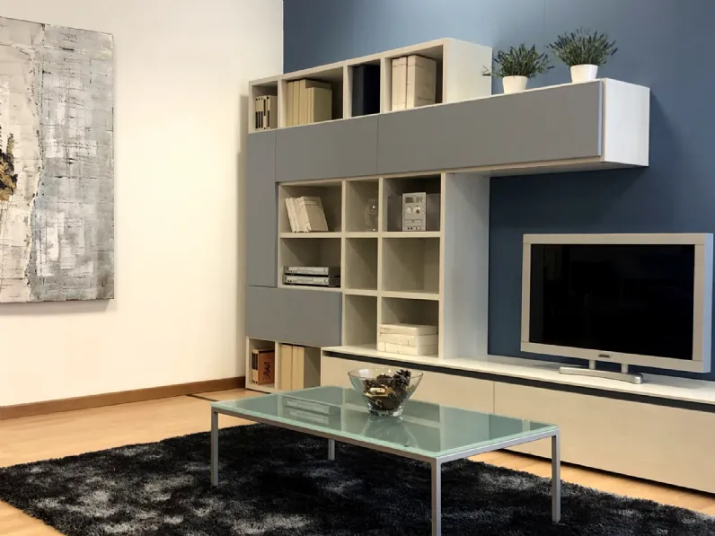 Parete attrezzata Day Novamobili in stile design a prezzo scontato