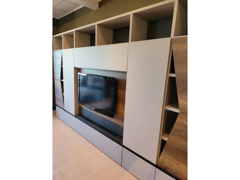 Parete attrezzata Diagonal special 2021 di Tomasella in OFFERTA OUTLET