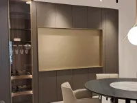 Parete attrezzata Dress code Olivieri in stile moderna a prezzo ribassato