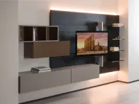 Parete attrezzata Freehand 12 outlet di Diotti.com in OFFERTA OUTLET