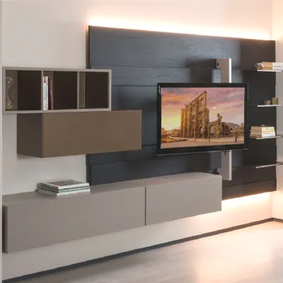 Parete attrezzata Freehand 12 outlet di Diotti.com scontata del 48%