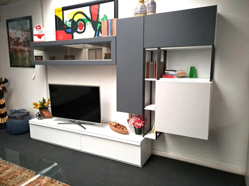 Mobile soggiorno modello Gsgex2 di Giessegi a PREZZI OUTLET