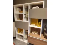 Parete attrezzata Homy legno di Santalucia scontata del 49%
