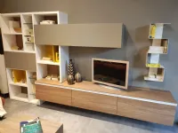 Parete attrezzata Homy legno di Santalucia scontata del 49%