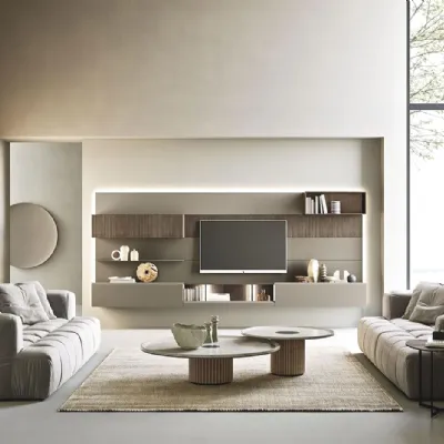 Parete attrezzata Horizon 02 di Mobilgam scontata del 25%