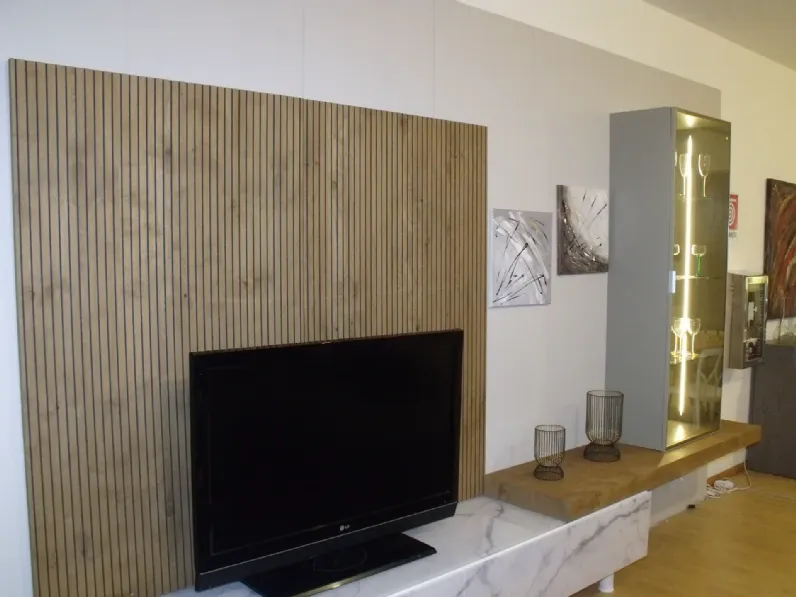 Parete attrezzata Horizon Mobilgam in stile design a prezzo ribassato