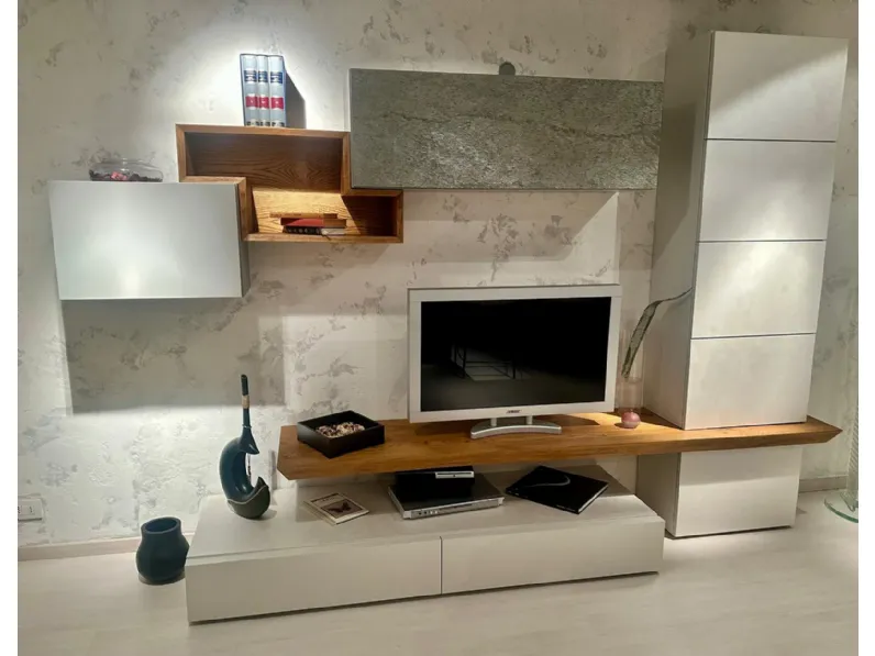 Mobile soggiorno modello Horizon di Mobilgam scontato -40%