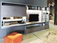 Parete attrezzata in stile design 505 di Molteni & c a prezzo Outlet