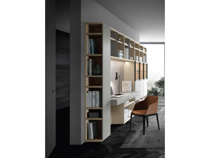 Parete attrezzata Astor 1 Astor mobili in stile design a prezzo ribassato