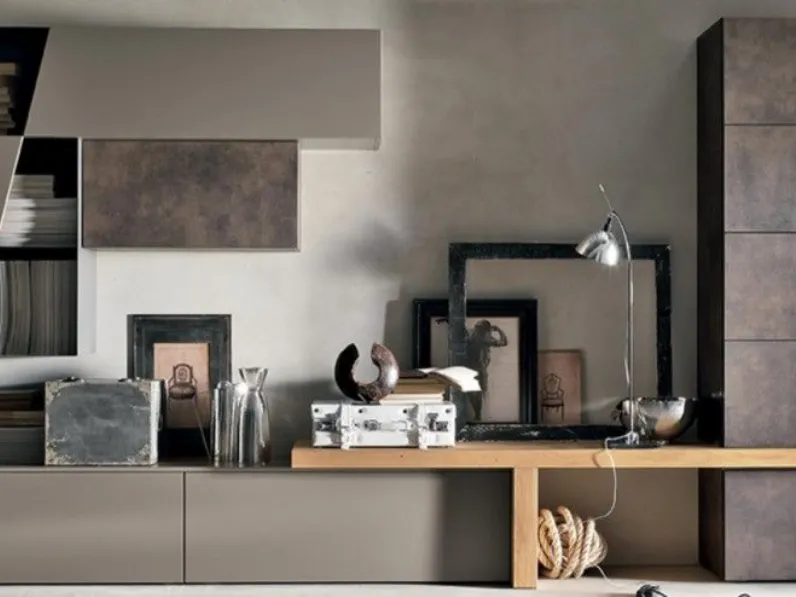 Parete attrezzata in stile design Atlante di Tomasella a prezzo Outlet