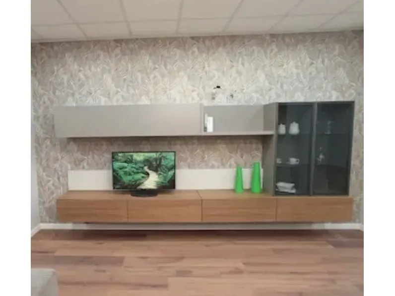 Parete attrezzata I-modulart di Presotto in OFFERTA OUTLET