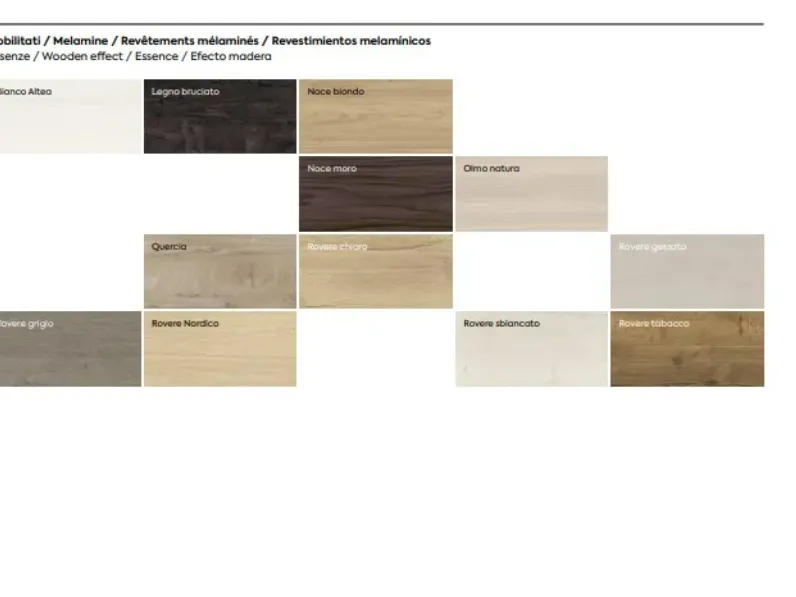 Parete attrezzata Mito 5.0 - qsm611 Imab in stile design a prezzo ribassato