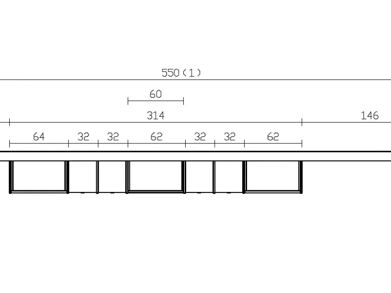 Parete attrezzata Mito 5.0 - qsm611 Imab in stile design a prezzo ribassato