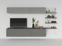 Parete attrezzata in stile design Skyline  di Astor mobili a prezzo scontato