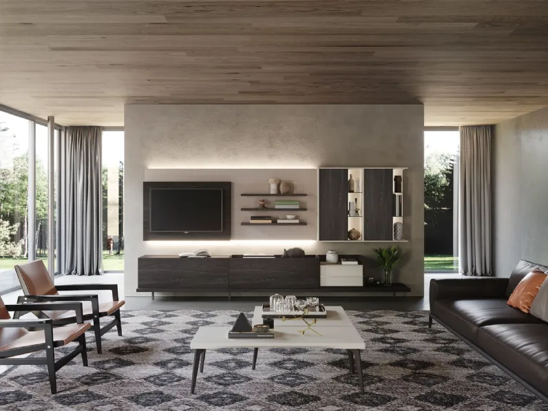 Parete attrezzata Story 6 di Astor mobili in OFFERTA OUTLET