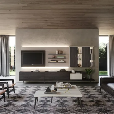 Parete attrezzata Story 6 di Astor mobili in OFFERTA OUTLET