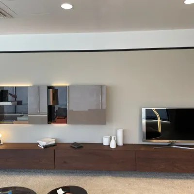 Parete attrezzata in stile moderna 36e8 di Lago in Offerta Outlet 
