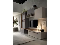 Parete attrezzata in stile moderno Abaco 15 di Gierre mobili in Offerta Outlet