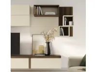 Parete attrezzata in stile moderno L102 di Colombini casa a prezzo Outlet