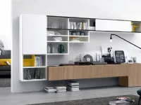 Parete attrezzata in stile moderno L132 di Colombini casa in Offerta Outlet