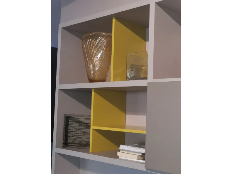 Parete attrezzata in stile moderno Modo di Sangiacomo in Offerta Outlet