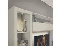 Parete attrezzata in stile moderno Oak 2 di Collezione esclusiva a prezzo Outlet