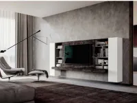 Parete attrezzata Qsm 625 Imab in stile moderna a prezzo scontato