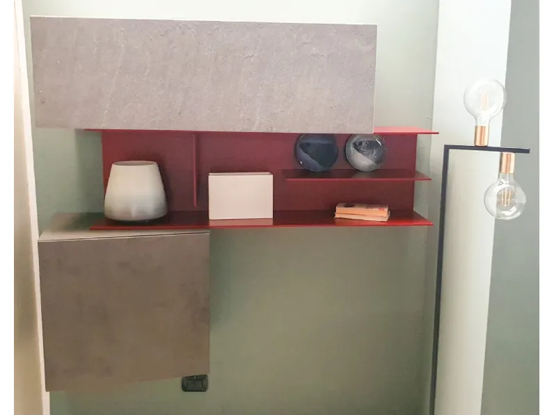 Parete attrezzata Inclinart del brand Presotto con uno sconto esclusivo